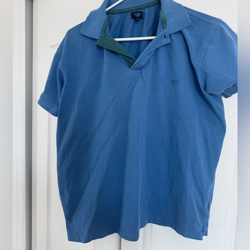 Men's Blue Polo Shirt